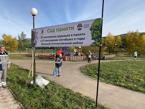 В Усть-Куте прошла международная акция "Сад памяти" в рамках проекта "Сохраним лес"