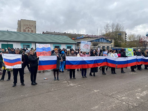 Первых мобилизованных проводили в Усть-Куте 