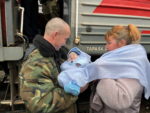Первых мобилизованных проводили в Усть-Куте 