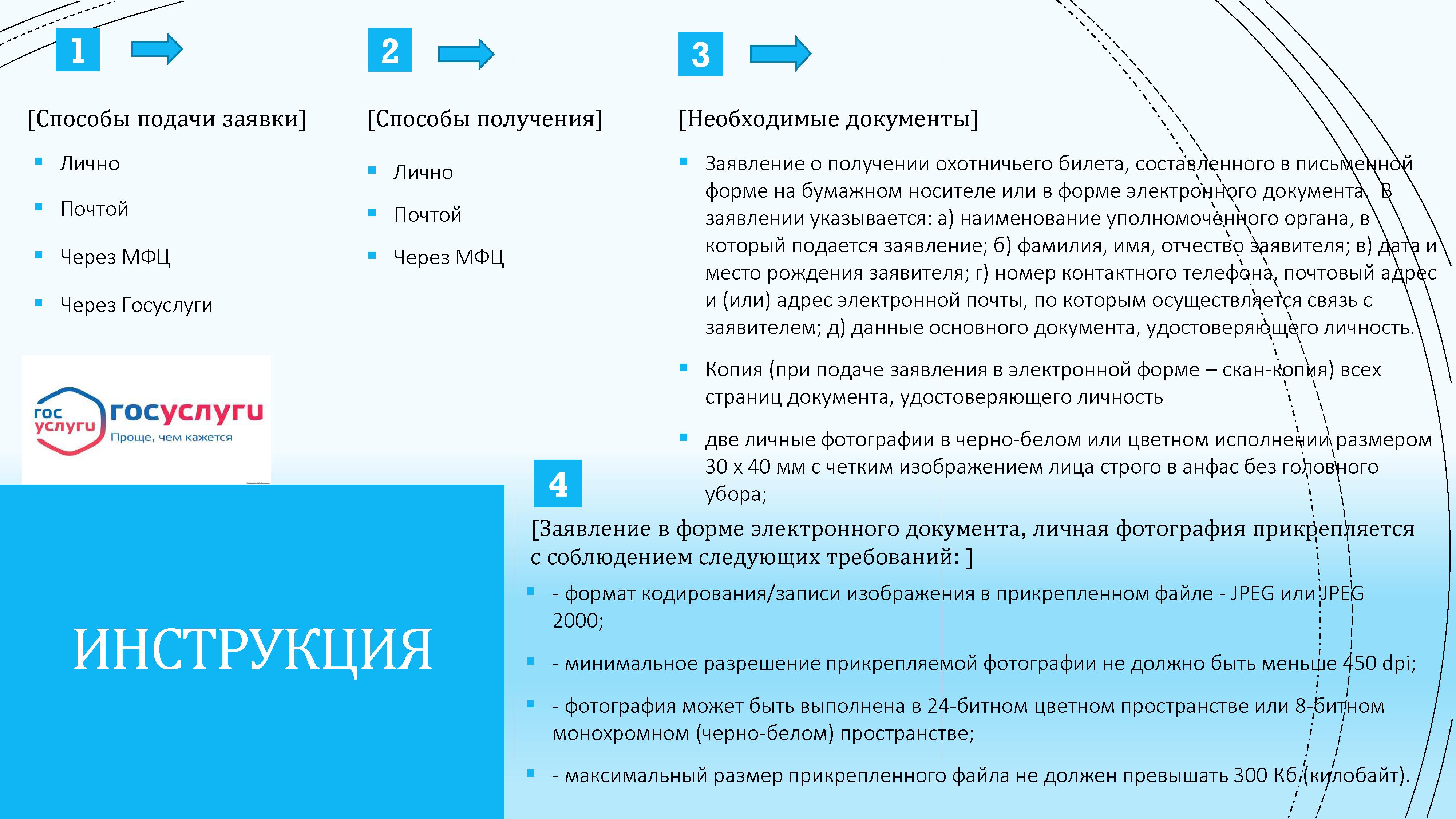 Выдача и аннулирование охотничьего билета единого федерального образца