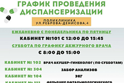 А ТЫ ПРОШЁЛ ДИСПАНСЕРИЗАЦИЮ?