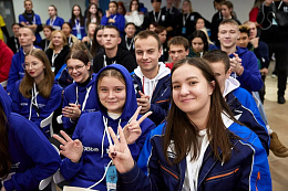 Студенты техникумов и колледжей Приангарья поддержали флешмоб Движения Первых, посвященный региональному этапу Всероссийской ярмарки трудоустройства