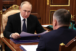 Владимир Путин и Игорь Кобзев обсудили развитие здравоохранения в Иркутской области