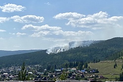 Действующий лесной пожар зафиксирован на территории Усть-Кутского муниципального образования 