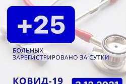 За сутки в Усть-Кутском районе выявлено 25 новых случаев коронавируса.