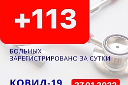 За сутки в Усть-Кутском районе выявлено 113 новых случаев коронавируса.