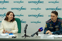 Вопросы обеспечения пожарной безопасности в новогодние праздники и рождественские каникулы обсудили в ходе пресс-конференции