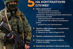 В Иркутской области продолжается набор на контрактную военную службу.