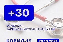 За сутки в Усть-Кутском районе выявлено 30 новых случаев коронавируса.