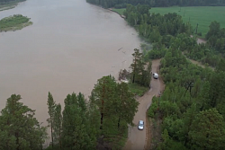 В Иркутской области дождями размыло шесть участков межмуниципальных дорог