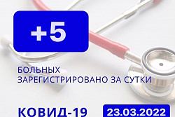 За сутки в Усть-Кутском районе выявлено 5 новых случаев коронавируса