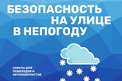 МЧС России: о безопасности на улице в непогоду