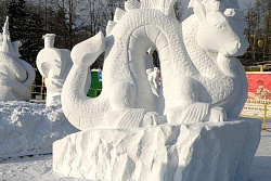 Муниципальный конкурс снежных фигур «Снежные фантазии»
