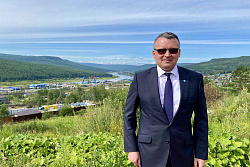Поздравление мэра Усть-Кутского района Сергея Анисимова с днём города