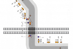 26 сентября будет ограничено движение автотранспорта на железнодорожном переезде «Янталь-Лена» 680 км 