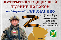 II открытый турнир по боксу, посвящённый героям СВО, пройдёт в Усть-Куте
