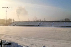 Городской каток открылся в Усть-Куте на стадионе «Водник»  