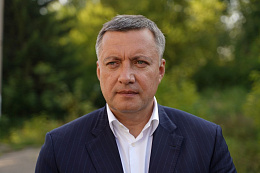 Поздравление губернатора Игоря Кобзева с днём защитника Отечества