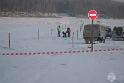 Восемь переправ закрыли на водоемах Иркутской области из-за неудовлетворительного состояния льда