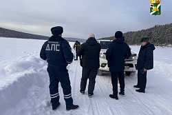 В Усть-Кутском районе открыта ледовая дорога «Турука–Орлинга»
