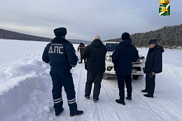 В Усть-Кутском районе открыта ледовая дорога «Турука–Орлинга»